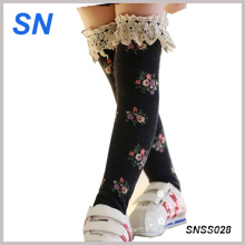 2015 Winter Fashion Lace Stiefel Socken für Mädchen